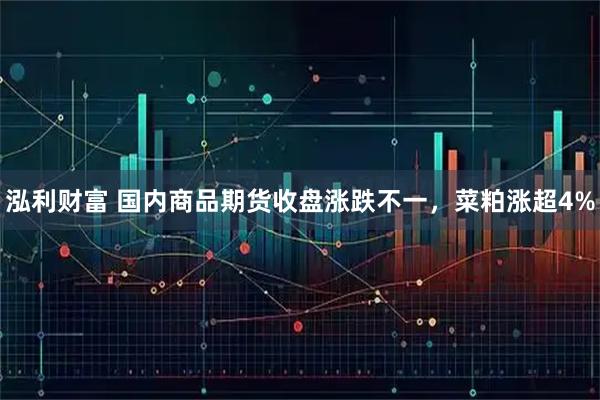 泓利财富 国内商品期货收盘涨跌不一，菜粕涨超4%