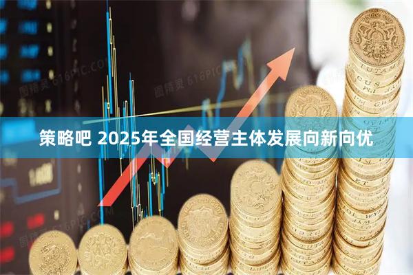策略吧 2025年全国经营主体发展向新向优